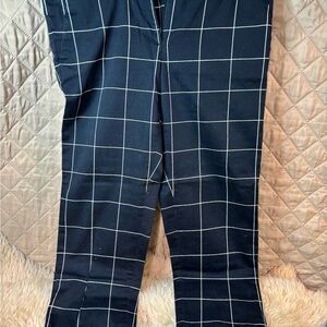 Smart Set Men's Navy Checkered Dress Pants